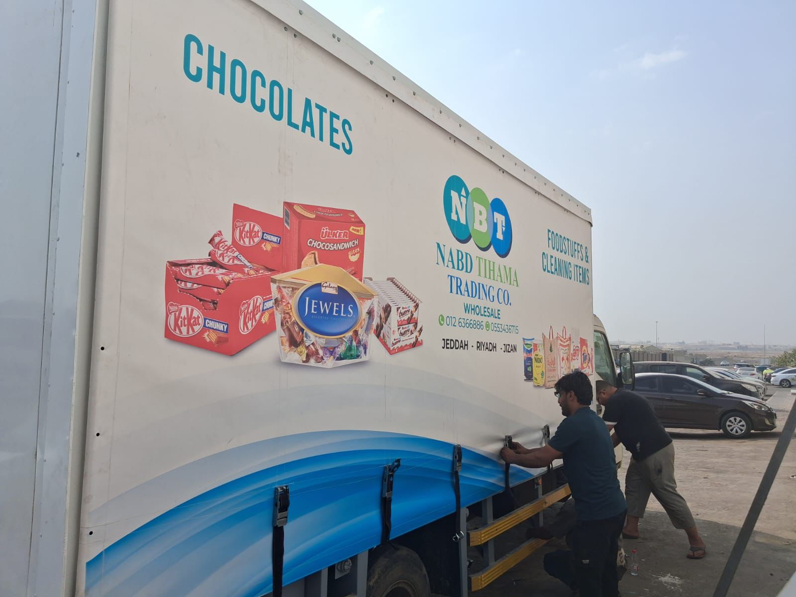 Printed NBT truck curtain